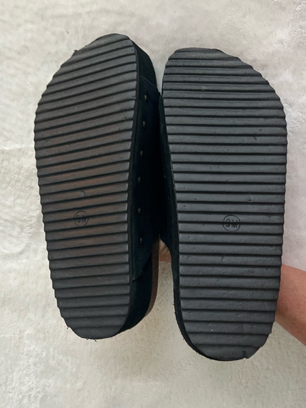 Women’s Black Platform cushionaire Slide Sandals size 9 - Picture 5 of 5